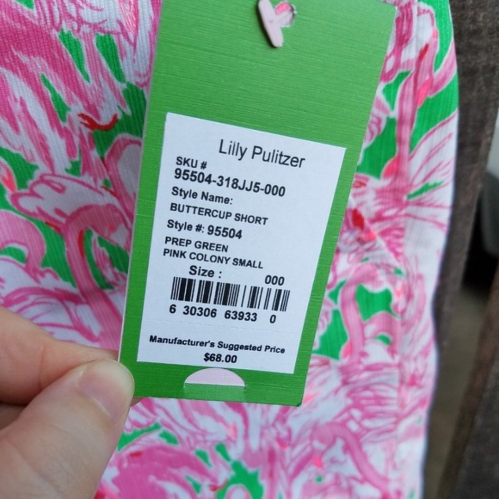 Lilly Pulitzer 5" Buttercup Scallop Shorts - Picture 4 of 5